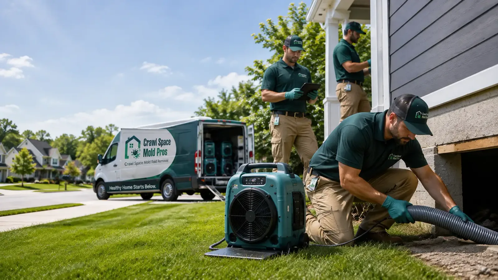 Crawl Space Mold Removal in Beecher, IL